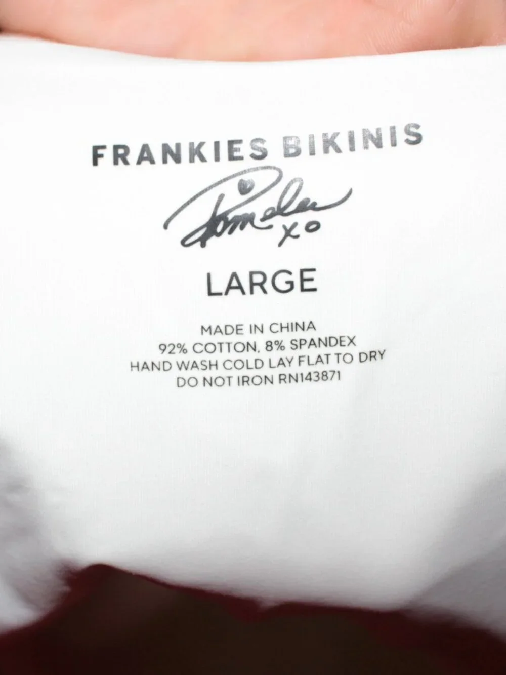 NWT Frankie's Bikinis X Pamela Gaia Bottom Size L